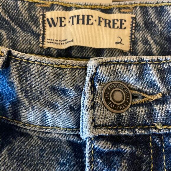 Free People Come As You Are Denim Maxi Skirt Size 2 NWT - Picture 3 of 8